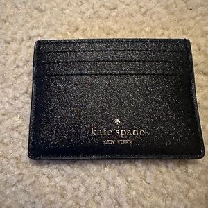 Kate Spade Glitter Small Slim Cardholder